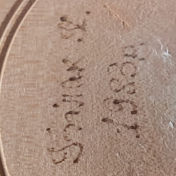 VGT,1983 Decorative Round Brown/ Orange Ukranian Hutsul Box. - Picture 6 of 9